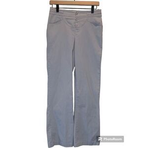 Landau Womens Modern Fit Cargo Pocket Scrub Pants Gray